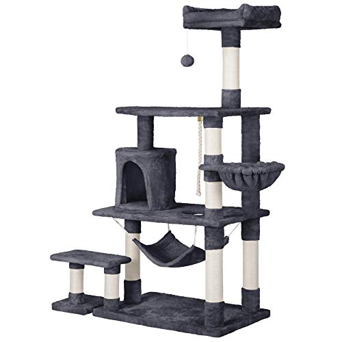 Yaheetech 62in Multi-Level Cat Tree Tower Condo with Scratching P...