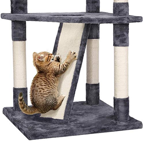 Yaheetech 79in Multi-Level Cat Trees with Sisal-Covered Scratchin...