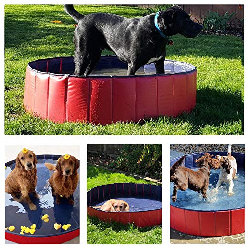 YAHEETECH Hard Plastic Foldable Pool Collapsible Large Pool Bathi...