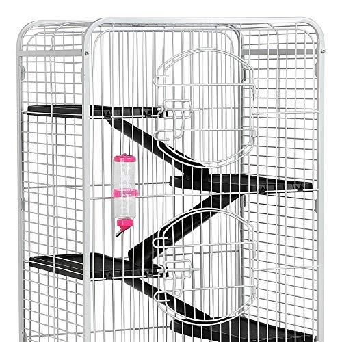 Yaheetech Large Rolling Cat Kitten Cage 6-Tier 52 Metal Kitten H...