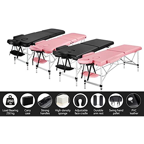 Yaheetech Massage Table Portable Massage Bed 3 Folding 84 Inch Al...