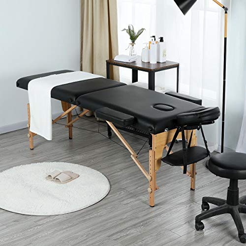 Yaheetech Massage Table Portable Massage Bed Massage Therapy Tabl...
