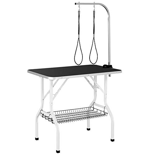 Yaheetech Professional 36-inch Foldable Pet Grooming Table with A...