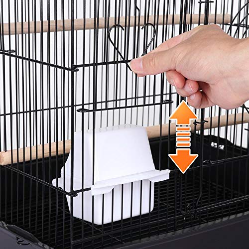 Yaheetech Roof Top Large Flight Parakeet Parrot Bird Cage with Ro...