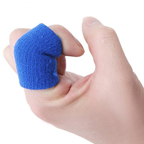 40PCS Sports Finger Splint Guard Bands Finger Sleeves Thumb Brace...