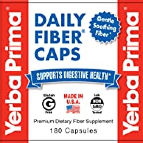 Yerba Prima Daily Fiber Caps - 180 Capsules
