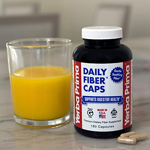 Yerba Prima Daily Fiber Caps - 180 Capsules