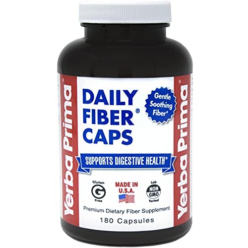 Yerba Prima Daily Fiber Caps - 180 Capsules