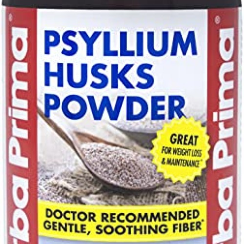 YERBA PRIMA Fiber Powder PSYLLIUM HUSKS, 12 Ounce