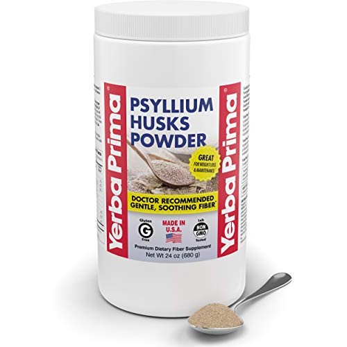 Yerba Prima Psyllium Husk Powder - 24 oz - Fine Ground, Unflavore...