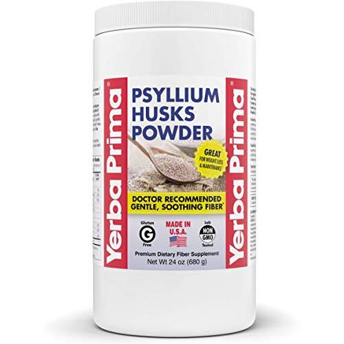 Yerba Prima Psyllium Husk Powder - 24 oz - Fine Ground, Unflavore...