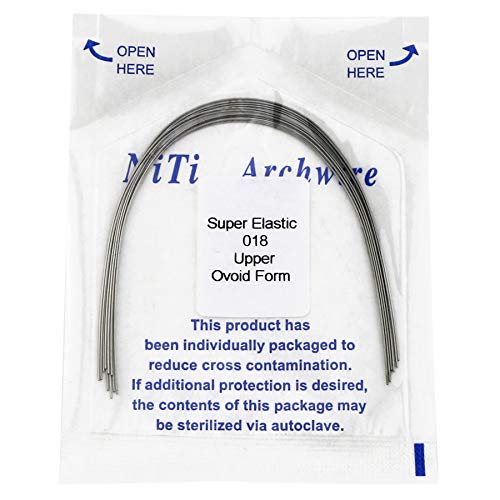 Super Elastic Niti Arch Wire Round Wire Ovoid Form 018U10