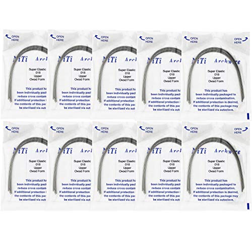 Super Elastic Niti Arch Wire Round Wire Ovoid Form 018U10