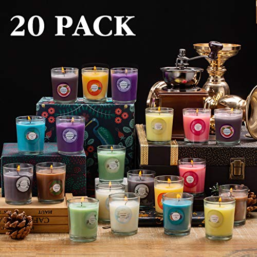 Scented Candles, Anxiety Reducer Jasmine, Rose, Vanilla, Bergamot...