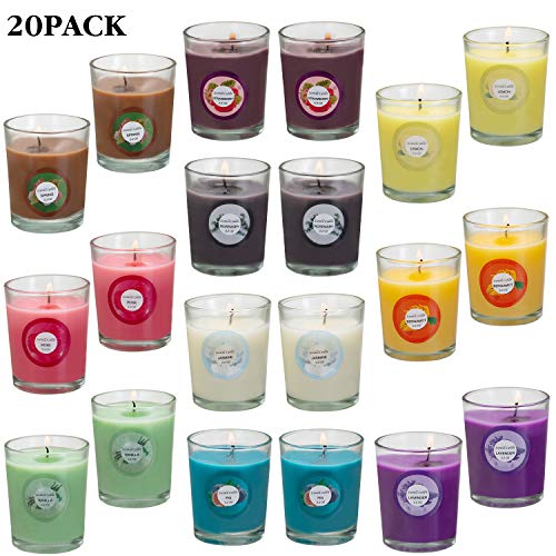 Scented Candles, Anxiety Reducer Jasmine, Rose, Vanilla, Bergamot...