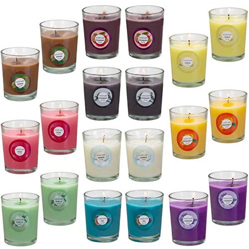 Scented Candles, Anxiety Reducer Jasmine, Rose, Vanilla, Bergamot...