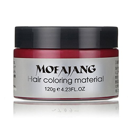Yiitay Color Hair Wax Hair Modelling Burgundy Gray Hair Dye Wax