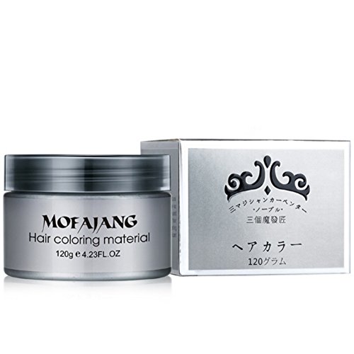 Yiitay Color Hair Wax Hair Modelling Burgundy Gray Hair Dye Wax