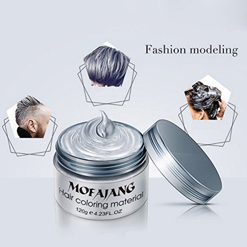 Yiitay Color Hair Wax Hair Modelling Burgundy Gray Hair Dye Wax
