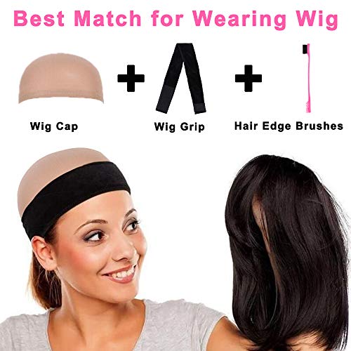 Non Slip Lace Wig Grip Band 4 Pack Adjustable Velvet Wig Grip Ban...