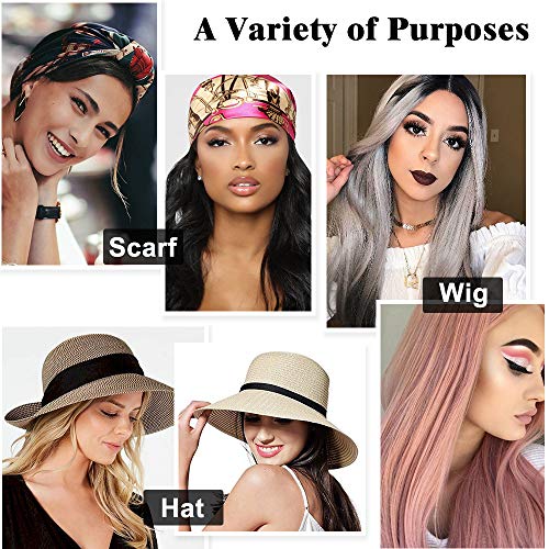 Non Slip Lace Wig Grip Band 4 Pack Adjustable Velvet Wig Grip Ban...
