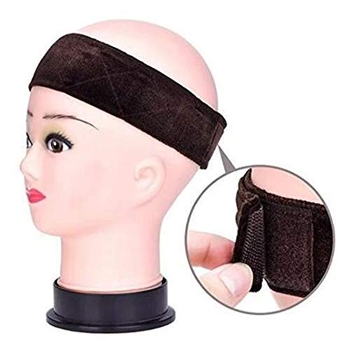 Non Slip Lace Wig Grip Band 4 Pack Adjustable Velvet Wig Grip Ban...
