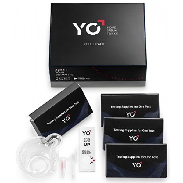 Refill Kit | 4 Additional Tests for YO Home Sperm Test | Motile S...