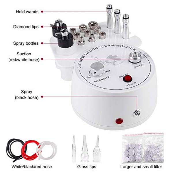 Yofuly 3 in 1 Professional Microdermabrasion Machine for Home Use...