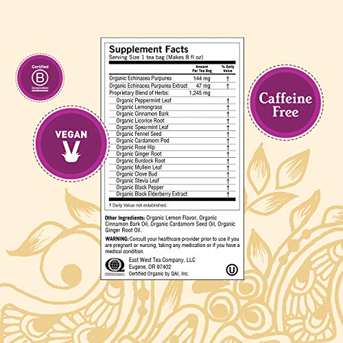 Yogi Tea - Echinacea Immune Support 6 Pack - Supports Immune Fu...