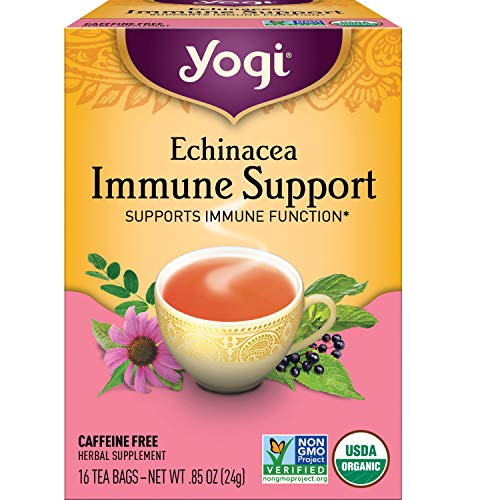 Yogi Tea - Echinacea Immune Support 6 Pack - Supports Immune Fu...
