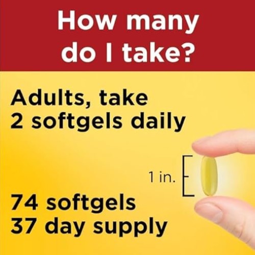 Triple Omega 369 Softgels, Nature Made Dietary Supplement, 74 Cou...