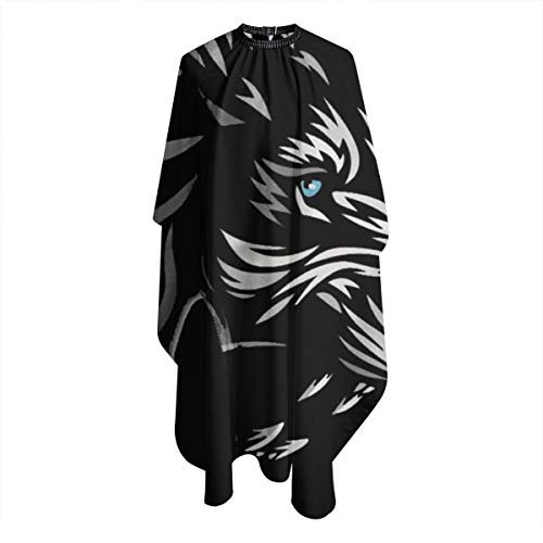 YongColer Professional Barber Cape Cool Tribal Lion King Black Sa...