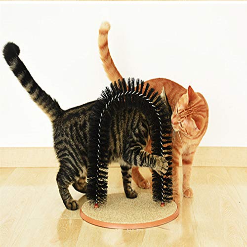 YOU KNOW Soft Pet Cat Self Grooming Comb Brush, Cat Arch Self Gro...