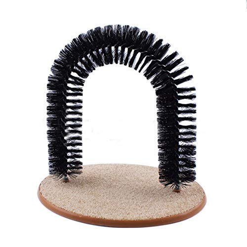 YOU KNOW Soft Pet Cat Self Grooming Comb Brush, Cat Arch Self Gro...