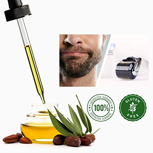 Derma Roller for Beard Growth, Beard Growth Serum, Microneedle Ro...
