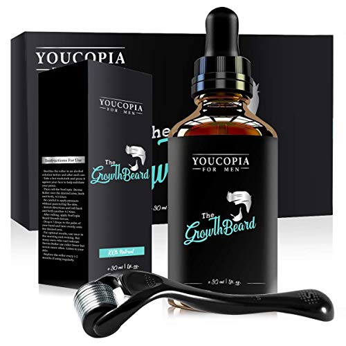 Derma Roller for Beard Growth, Beard Growth Serum, Microneedle Ro...