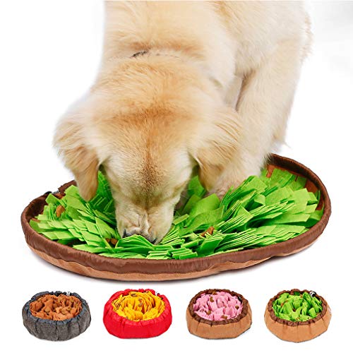 youeneom Dog Feeding Mats Snuffle Mats, Dogs Nosework Feeding Mat...