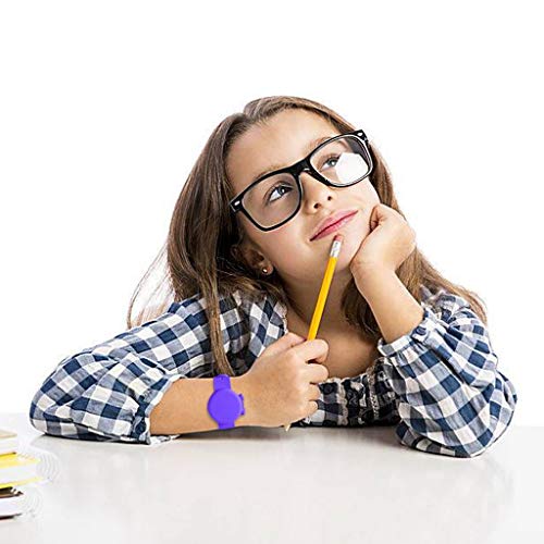 2 PC Adult Kid Hand Sanitizer Dispensing Portable Bracelet Wristb...