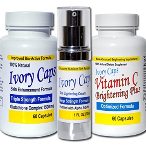 IvoryCaps System 1 Basic System Skin Whitening Lightening Suppo...