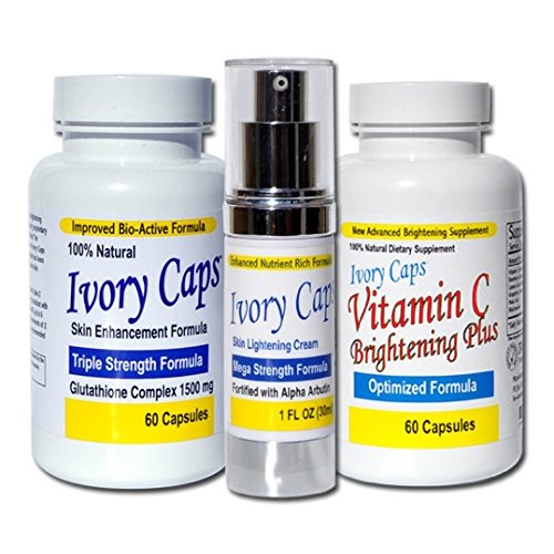 IvoryCaps System 1 Basic System Skin Whitening Lightening Suppo...