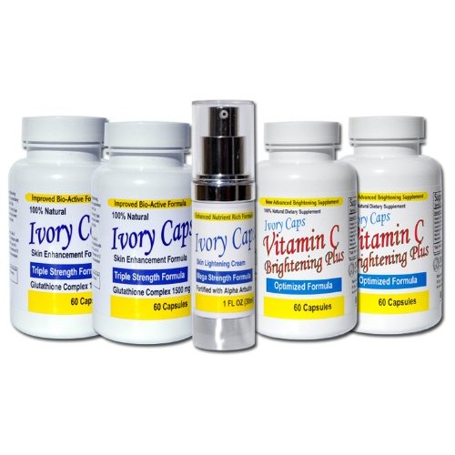 IvoryCaps System 2 Advanced System Skin Whitening Lightening Su...