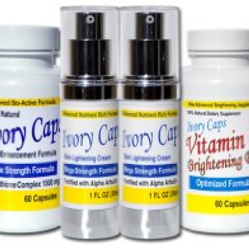 IvoryCaps System 3 Maximum System Skin Whitening Lightening Sup...