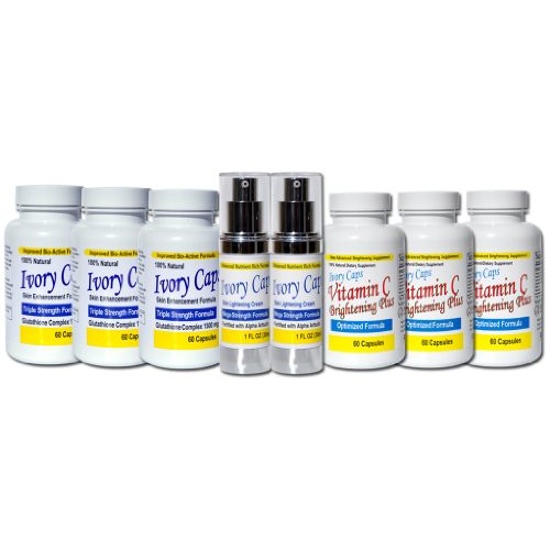 IvoryCaps System 3 Maximum System Skin Whitening Lightening Sup...