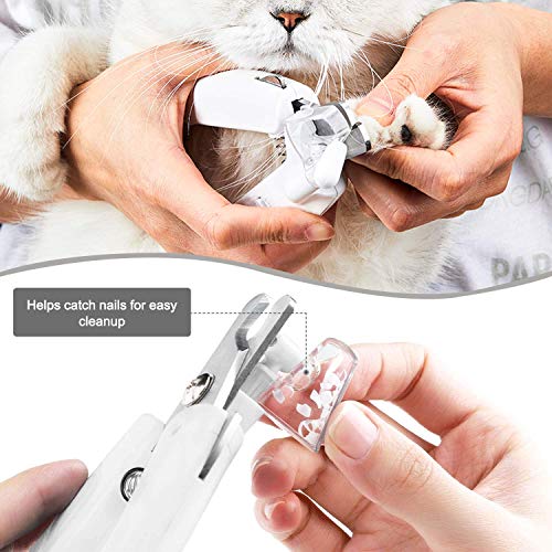 YOUMI Led Dog Nail Clippers,Cat Nail Clipper Avoid Over-Cutting,N...