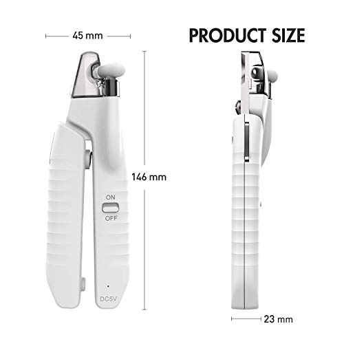 YOUMI Led Dog Nail Clippers,Cat Nail Clipper Avoid Over-Cutting,N...