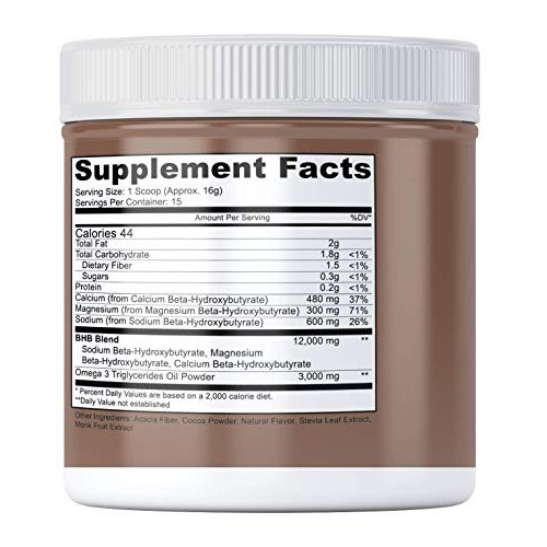 Your Organic Pathway Exogenous Ketones Powder, Beta-Hydroxybutyra...