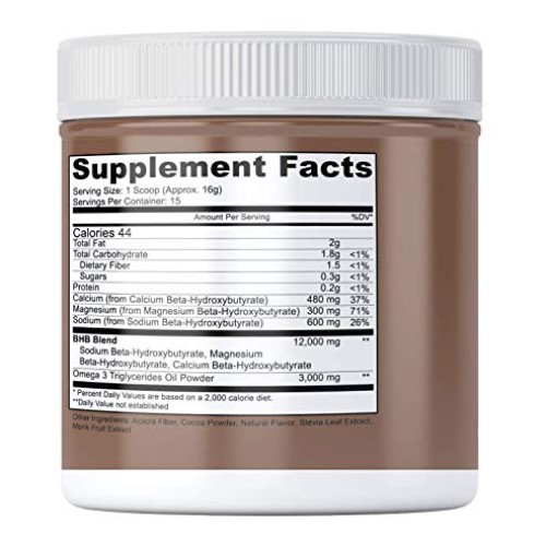 Your Organic Pathway Exogenous Ketones Powder, Beta-Hydroxybutyra...