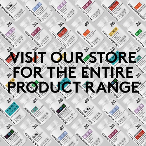 Natural Blood Pressure Supplement w/ Hawthorn Hibiscus & High Pot...