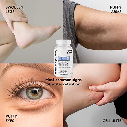 Water Weight Pills to Thin Waistline & Relief Belly Bloat Ankle &...