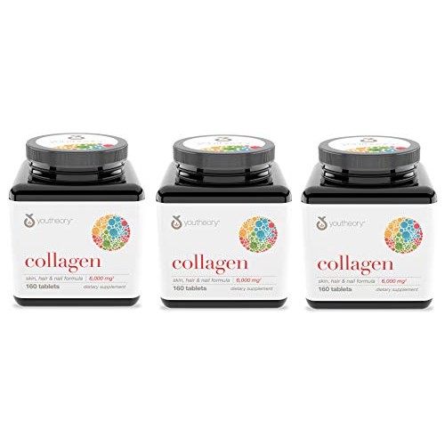Youtheory Collagen Advanced Formula Types 1 2 and 3 160 Tablets ...